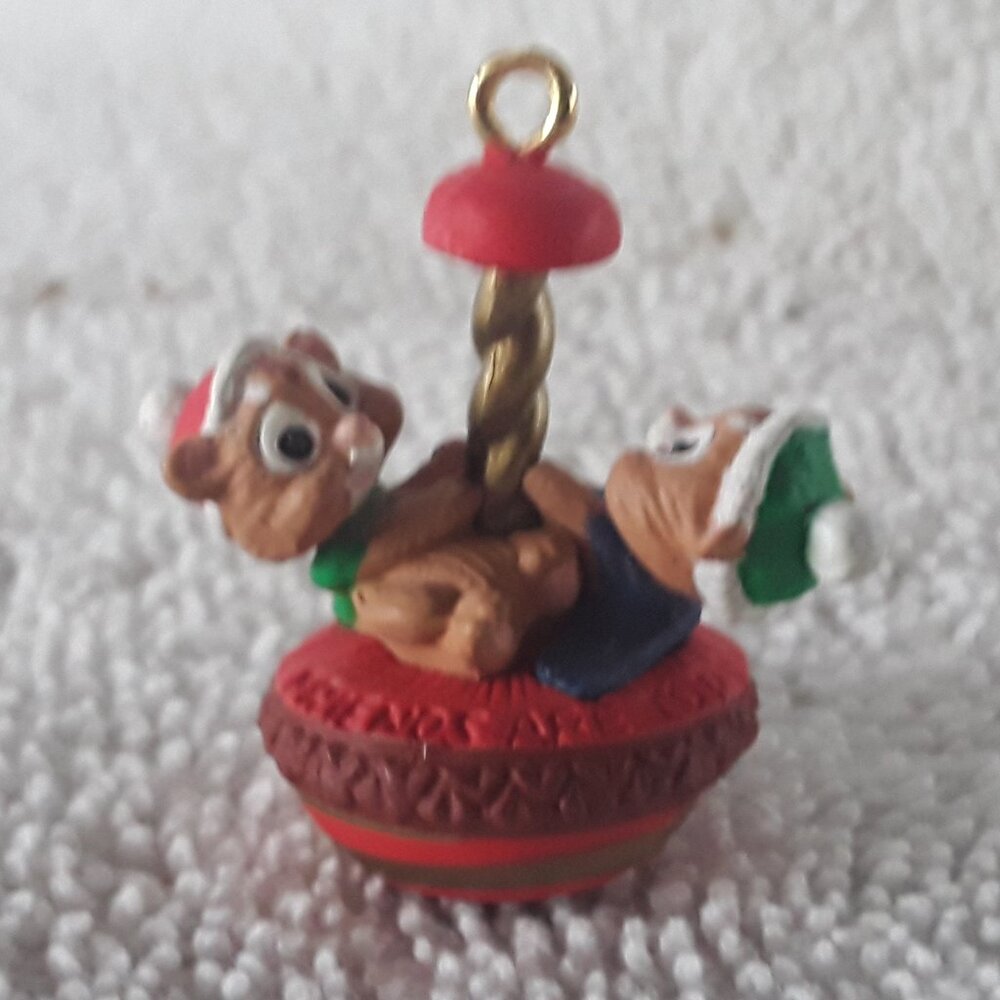 Hallmark Miniature Ornament- Friends are Tops, 1992, no box